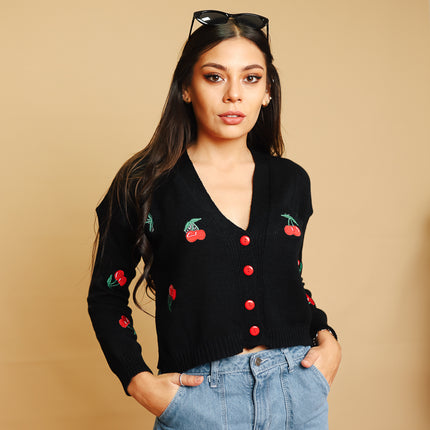 Cardigan Rezza - Negro