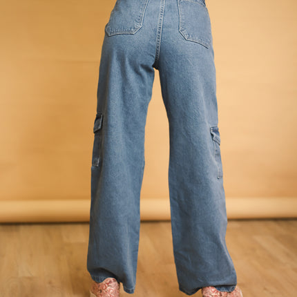 Pantalon Carpintero - Celeste
