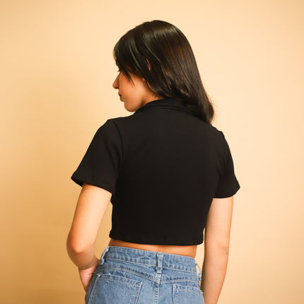 Top Amarilis - Negro