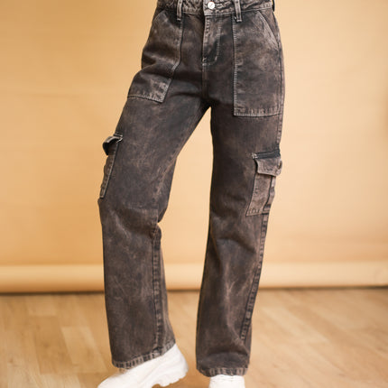 Pantalon Carpintero - Negro Jaspeado
