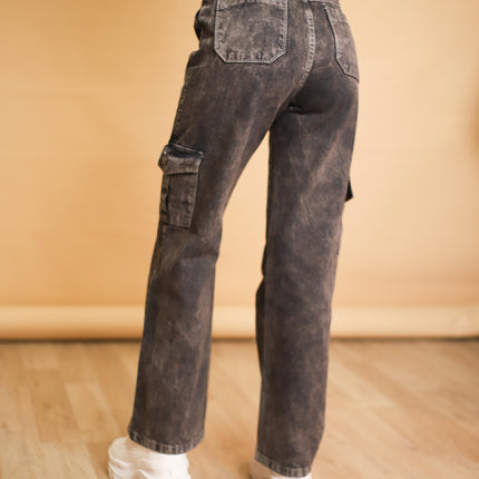 Pantalon Carpintero - Negro Jaspeado