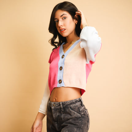Cardigan Nataly - Fucsia