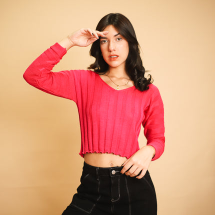 Chompa Elain - Fucsia