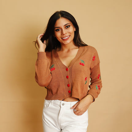 Cardigan Rezza - Caramelo