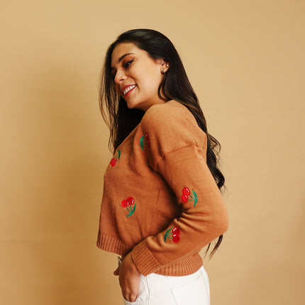 Cardigan Rezza - Caramelo