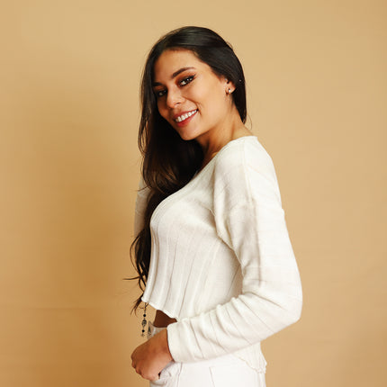 Chompa Hilo Elain - Perla