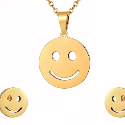 Set Collar Carita Feliz