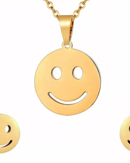 Set Collar Carita Feliz