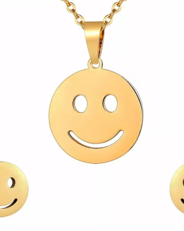 Set Collar Carita Feliz