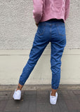 Pantalon Jogger - Azul Rasgado