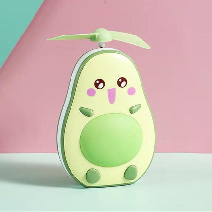 Ventilador Portatil con espejo y luz led - Paltita Verde