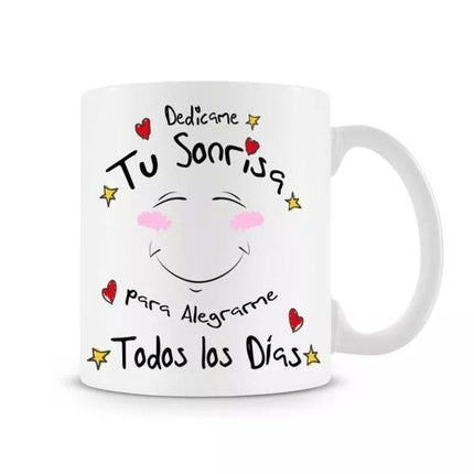 Taza personalizada - Dedícame tu Sonrisa