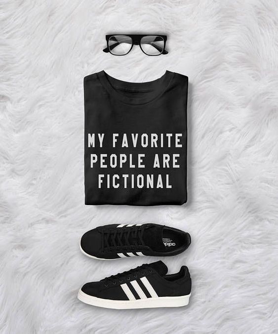 Polo Personalizado - My Favorite People are Fictional