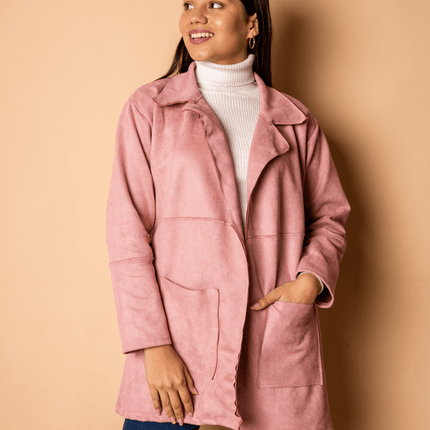 Blazer Suedy - Coral - Tienda Nébula
