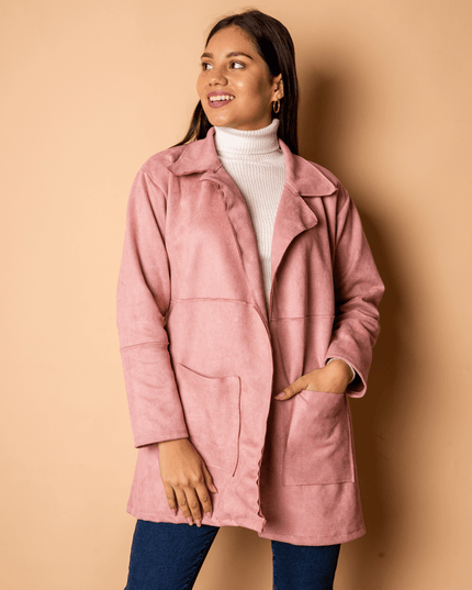 Blazer Suedy - Coral - Tienda Nébula