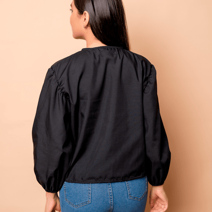 Blusa Bria - Negro - Tienda Nébula