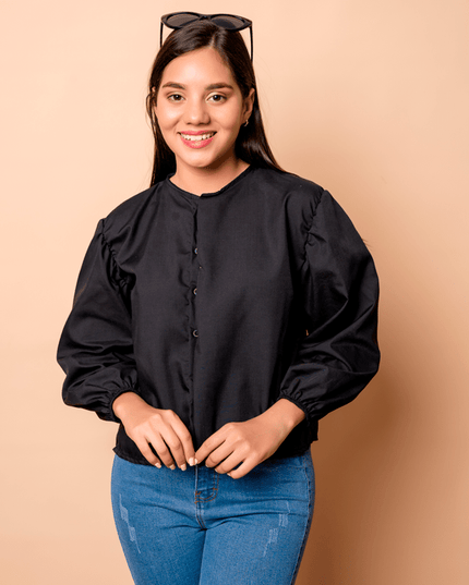 Blusa Bria - Negro - Tienda Nébula