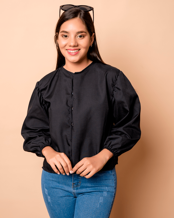 Blusa Bria - Negro - Tienda Nébula
