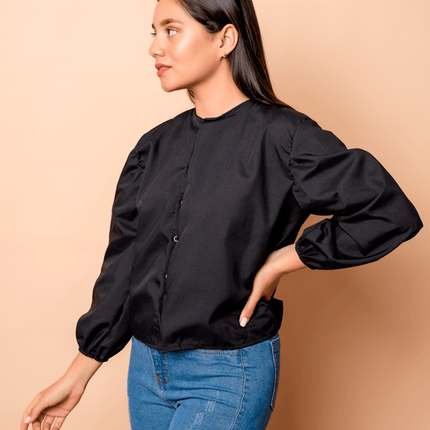Blusa Bria - Negro - Tienda Nébula