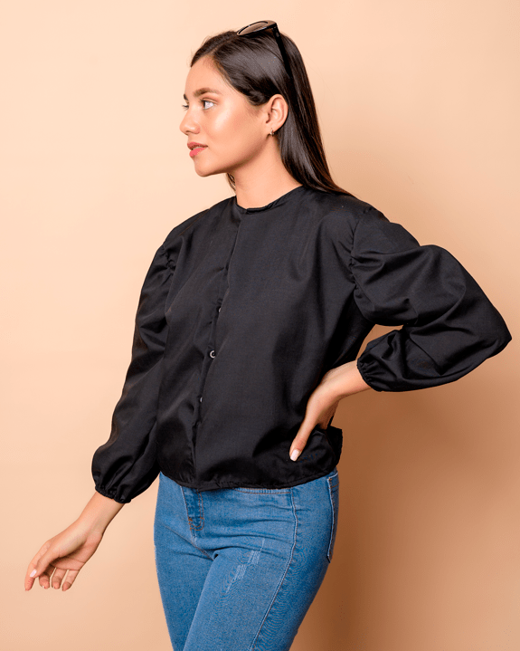 Blusa Bria - Negro - Tienda Nébula