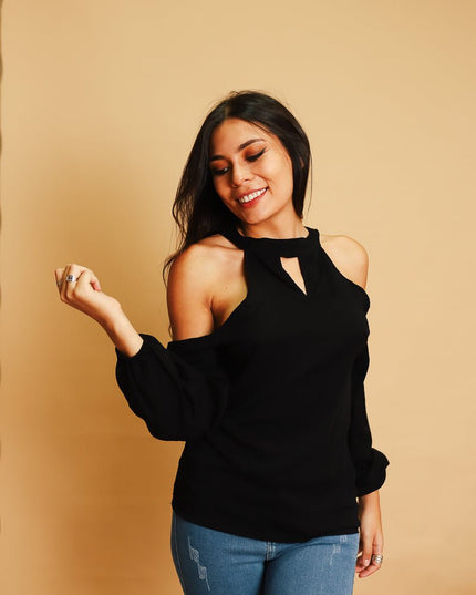 Blusa Emmy - Negro - Tienda Nébula