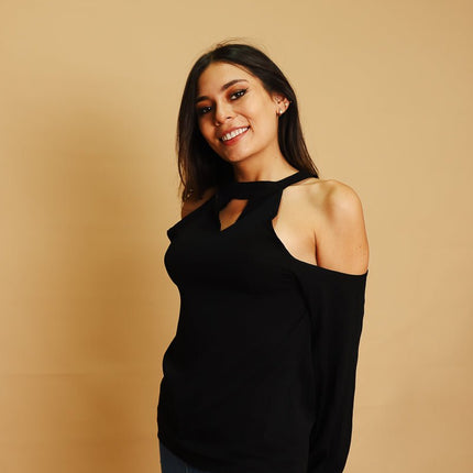 Blusa Emmy - Negro - Tienda Nébula