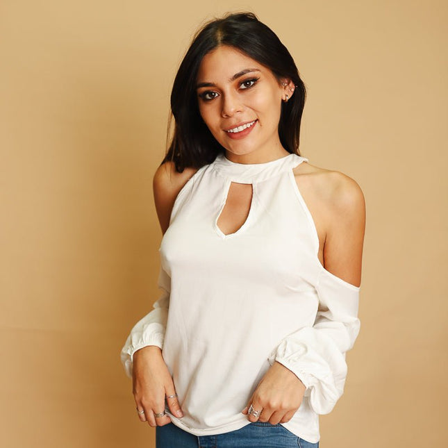 Blusa Emmy - Perla - Tienda Nébula