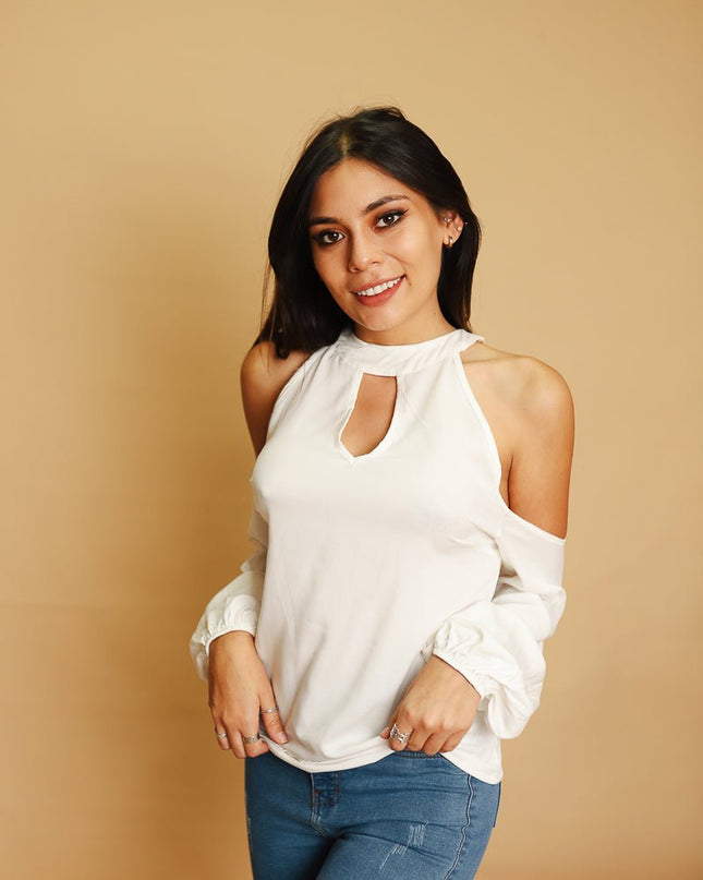 Blusa Emmy - Perla - Tienda Nébula