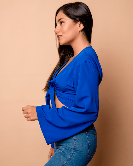 Blusa Izzy - Azul - Tienda Nébula