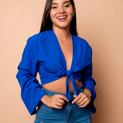 Blusa Izzy - Azul - Tienda Nébula