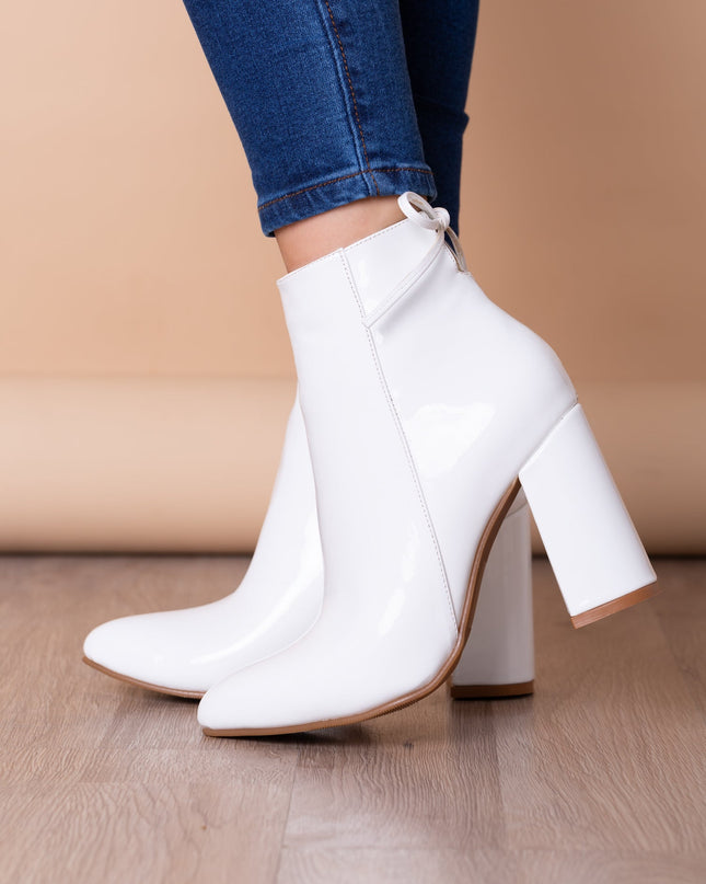 Botas Bubali - Blanco Charol - Tienda Nébula