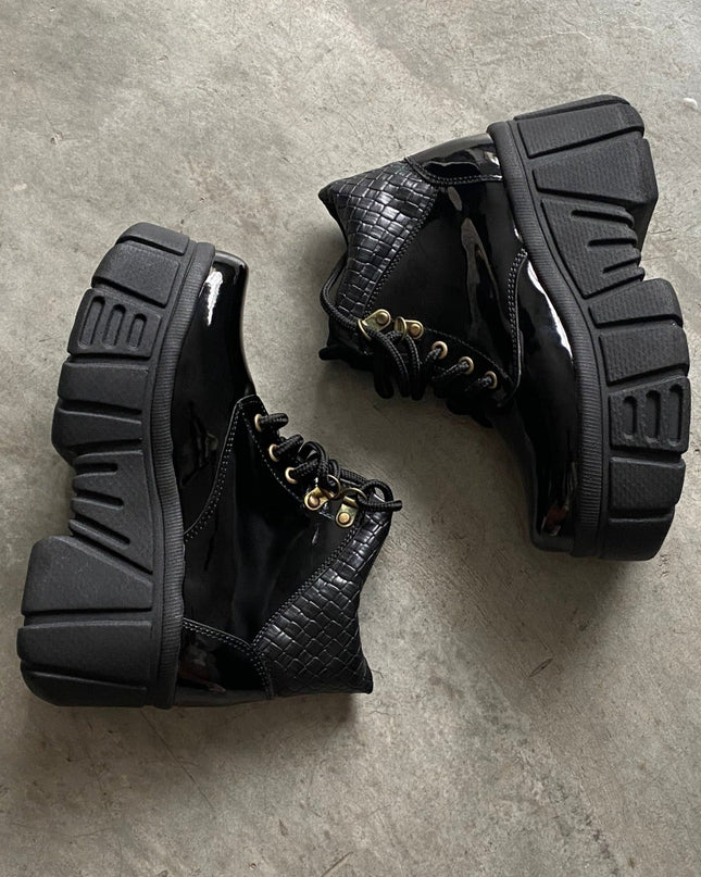 Botas Denizli - Negro Charol 2 - Tienda Nébula