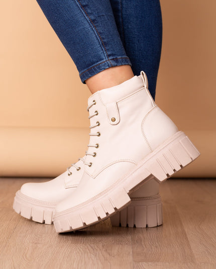 Botas Hobart - Nude - Tienda Nébula
