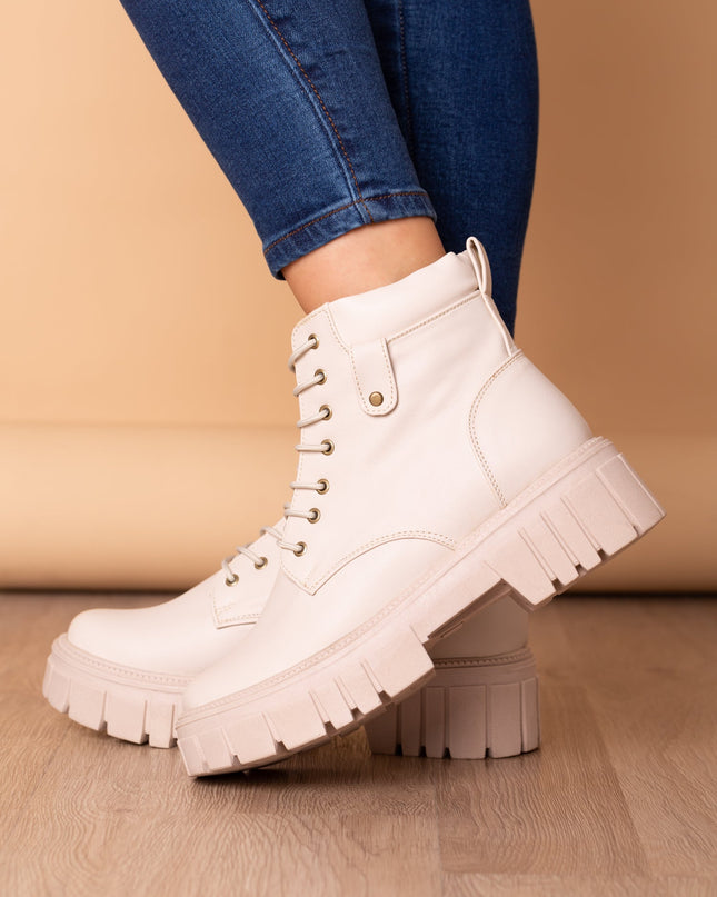 Botas Hobart - Nude - Tienda Nébula