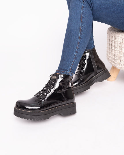Botas Itagua - Negro Charol - Tienda Nébula