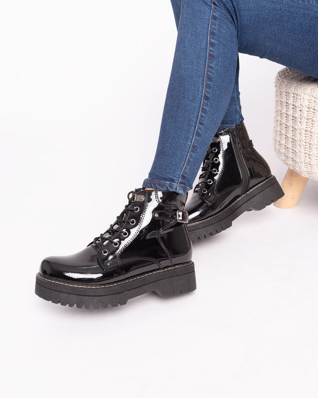 Botas Itagua - Negro Charol - Tienda Nébula