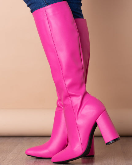 Botas Kendall - Fucsia - Tienda Nébula