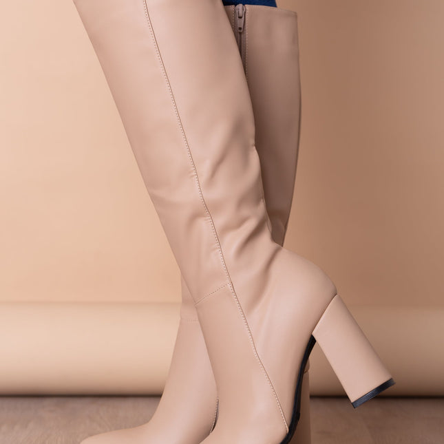 Botas Kendall - Nude - Tienda Nébula