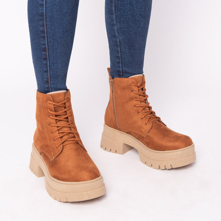 Botas San Lorenzo - Camel Gamuza - Tienda Nébula