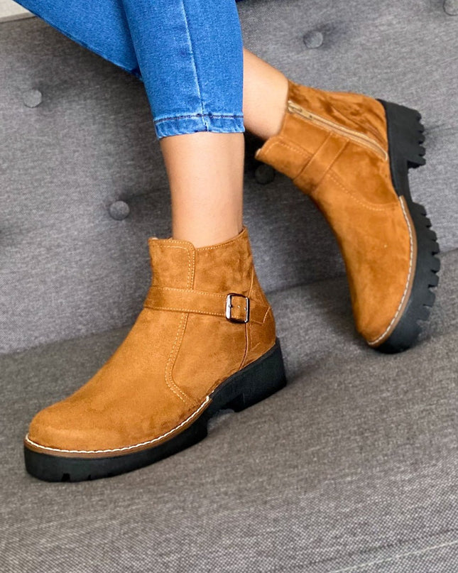 Botas Side - Camel - Tienda Nébula