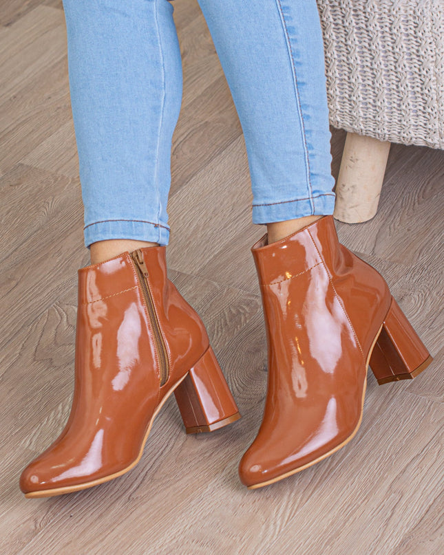 Botas Texas - Camel Charol - Tienda Nébula