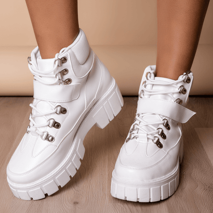 Botin Xiomara - Blanco - Tienda Nébula