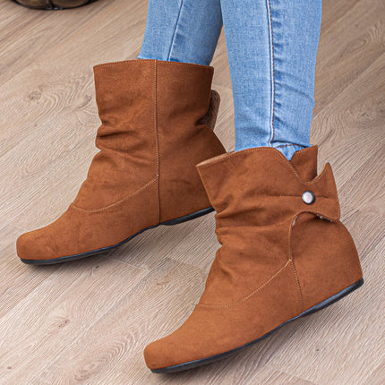 Botines Suecia - Camel - Tienda Nébula