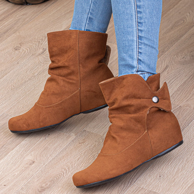 Botines Suecia - Camel - Tienda Nébula