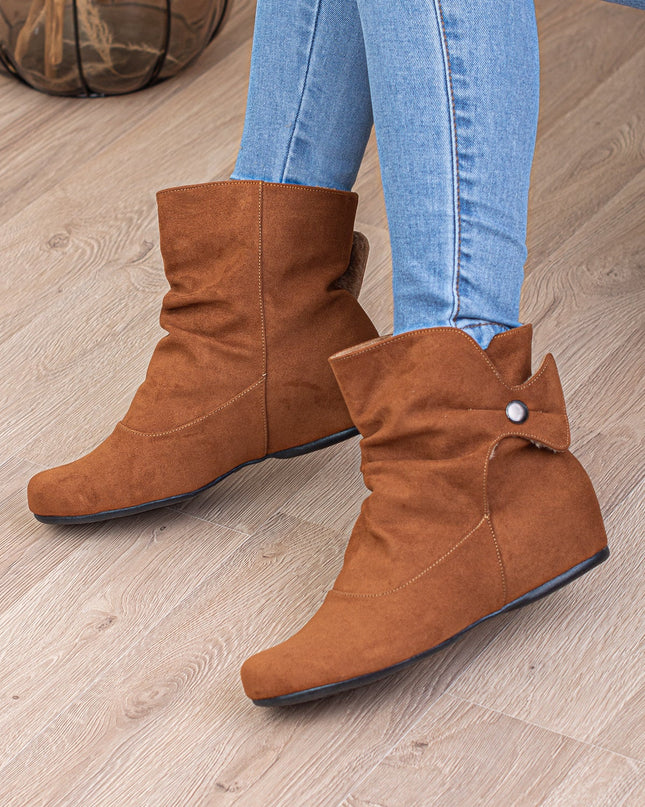 Botines Suecia - Camel - Tienda Nébula