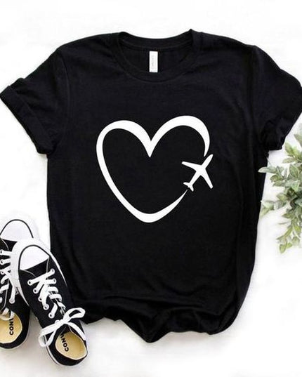 Polo Personalizado - Corazón Avión