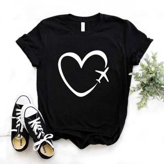 Polo Personalizado - Corazón Avión