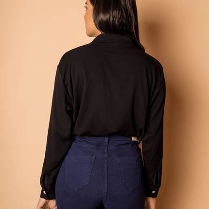 Camisa Cori - Negro - Tienda Nébula