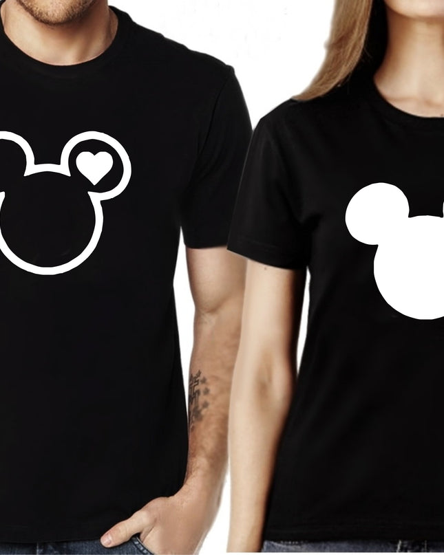 Polo Personalizado - Mickey Minnie Caras