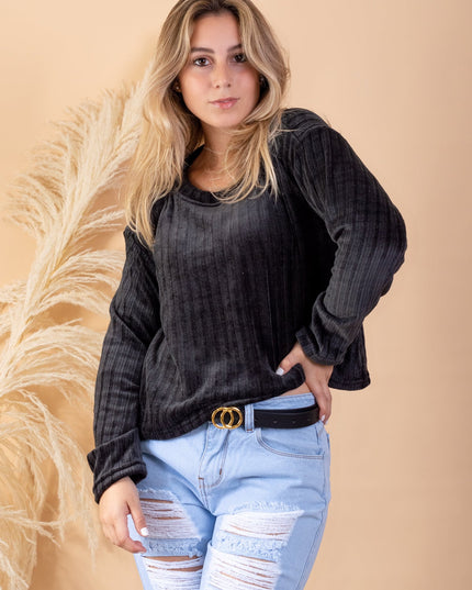 Chompa Elsa 2.0 - Negro - Tienda Nébula